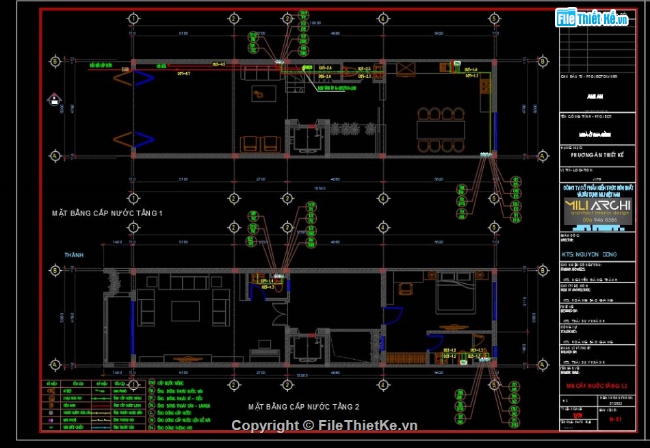 thiết kế nhà phố,mặt bằng nhà phố 5x18.5m,nhà phố 4 tầng,hồ sơ thiết kế file cad